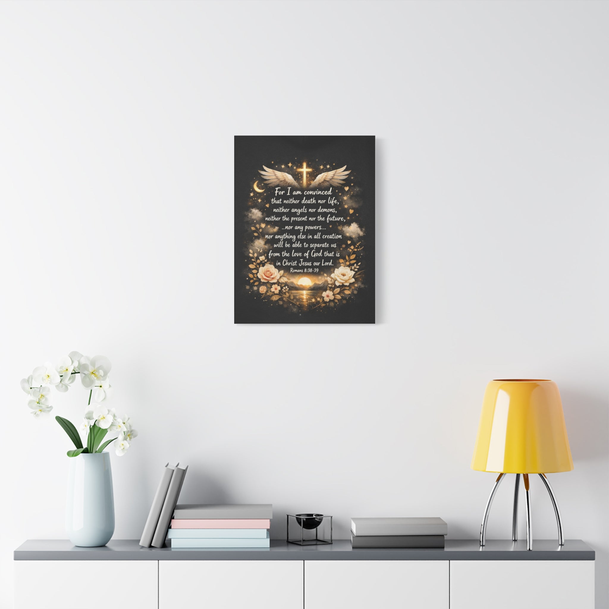 Romans 8:38-39 Canvas Wall Art
