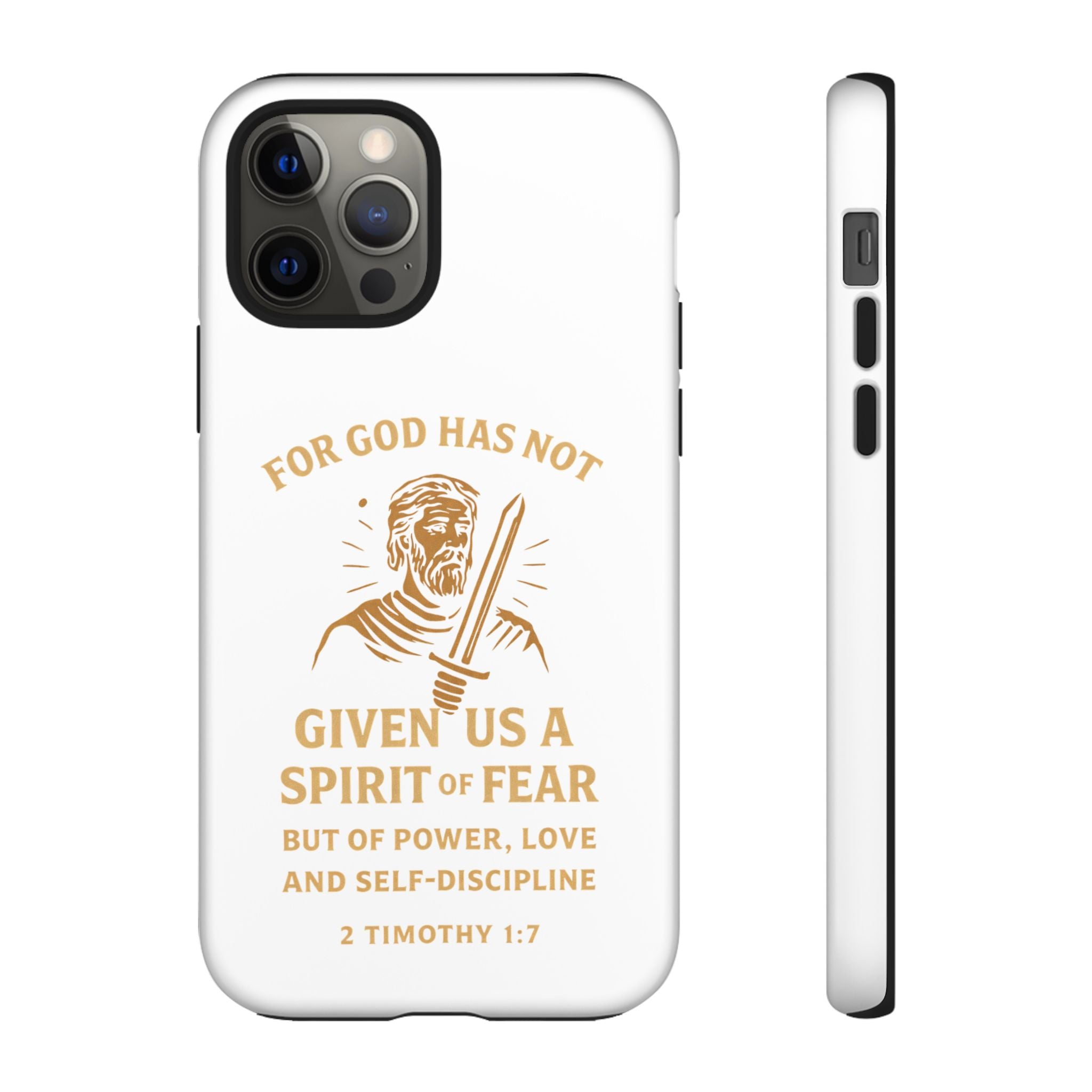 2 Timothy 1:7 Christian Scripture Protective Case