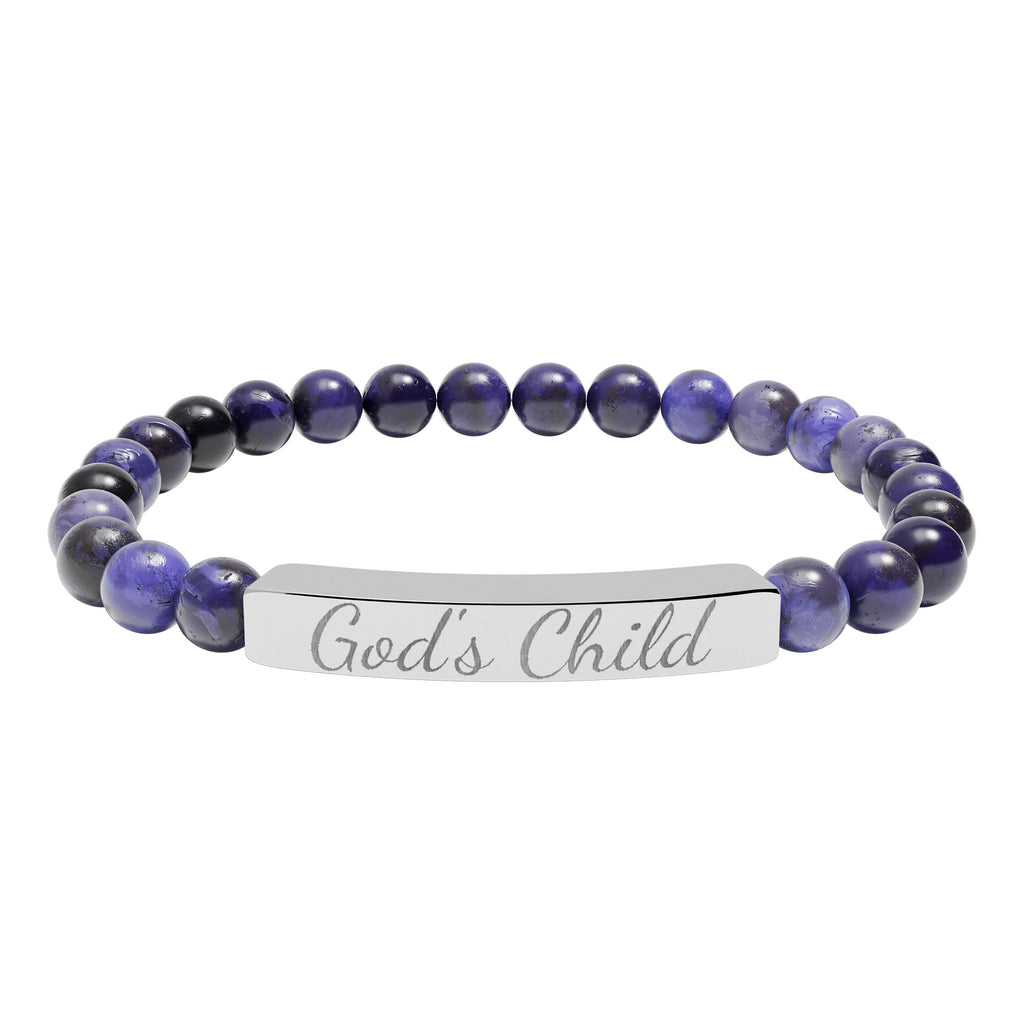 God's Child Natural Stone Bracelet