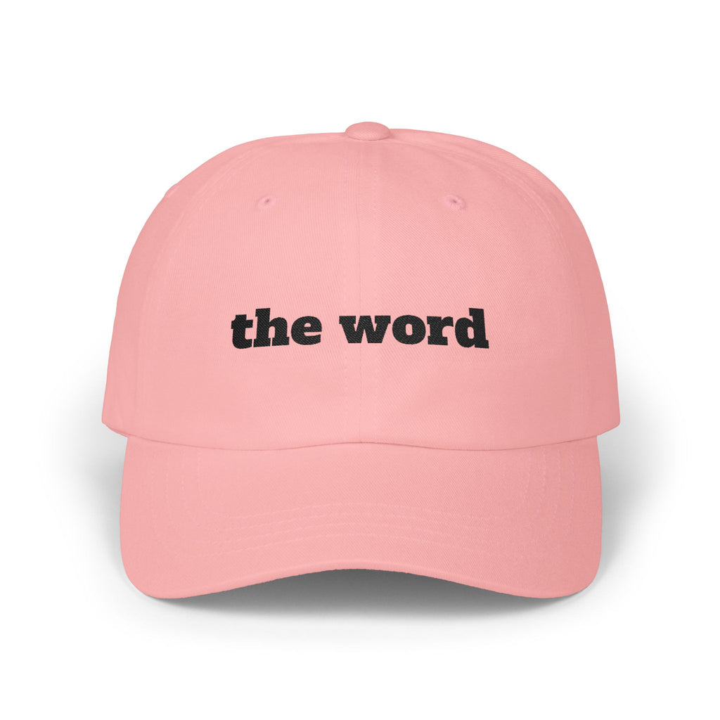 Classic Cap — "The Word" Embroidered