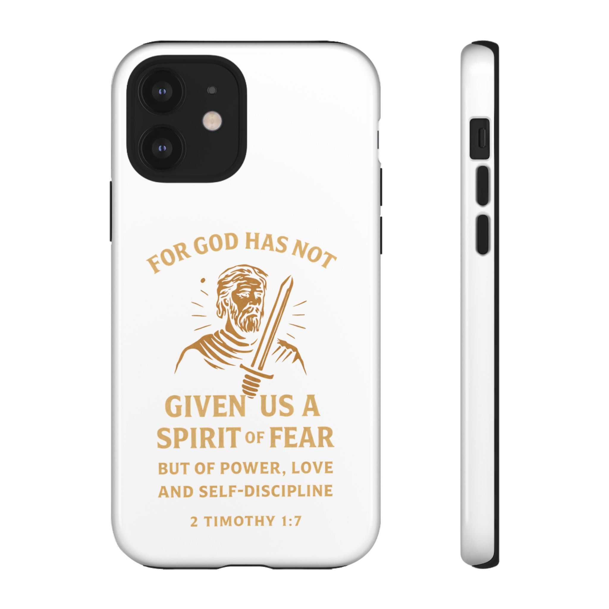 2 Timothy 1:7 Christian Scripture Protective Case