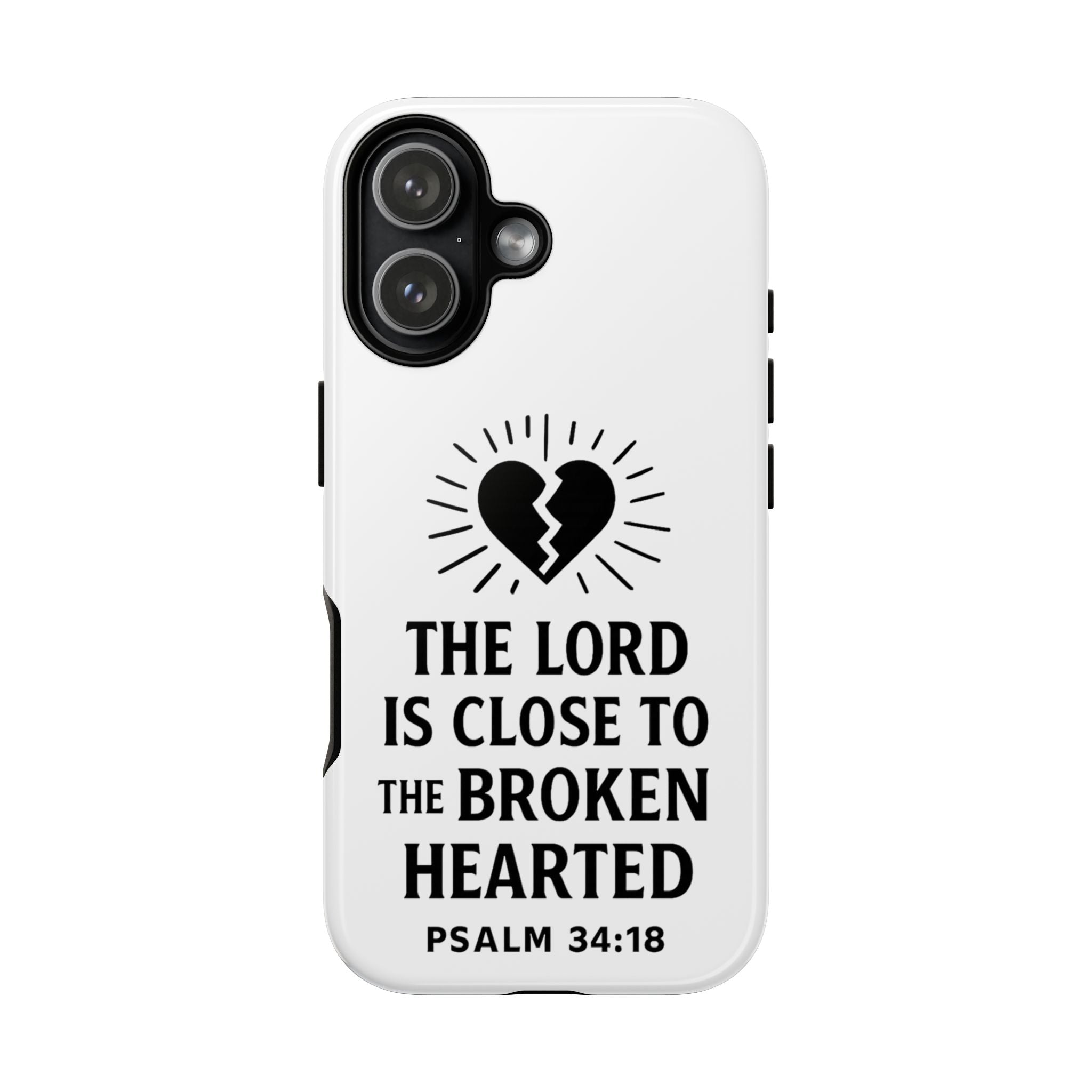 Psalm 34:18 Christian Scripture Protective Case