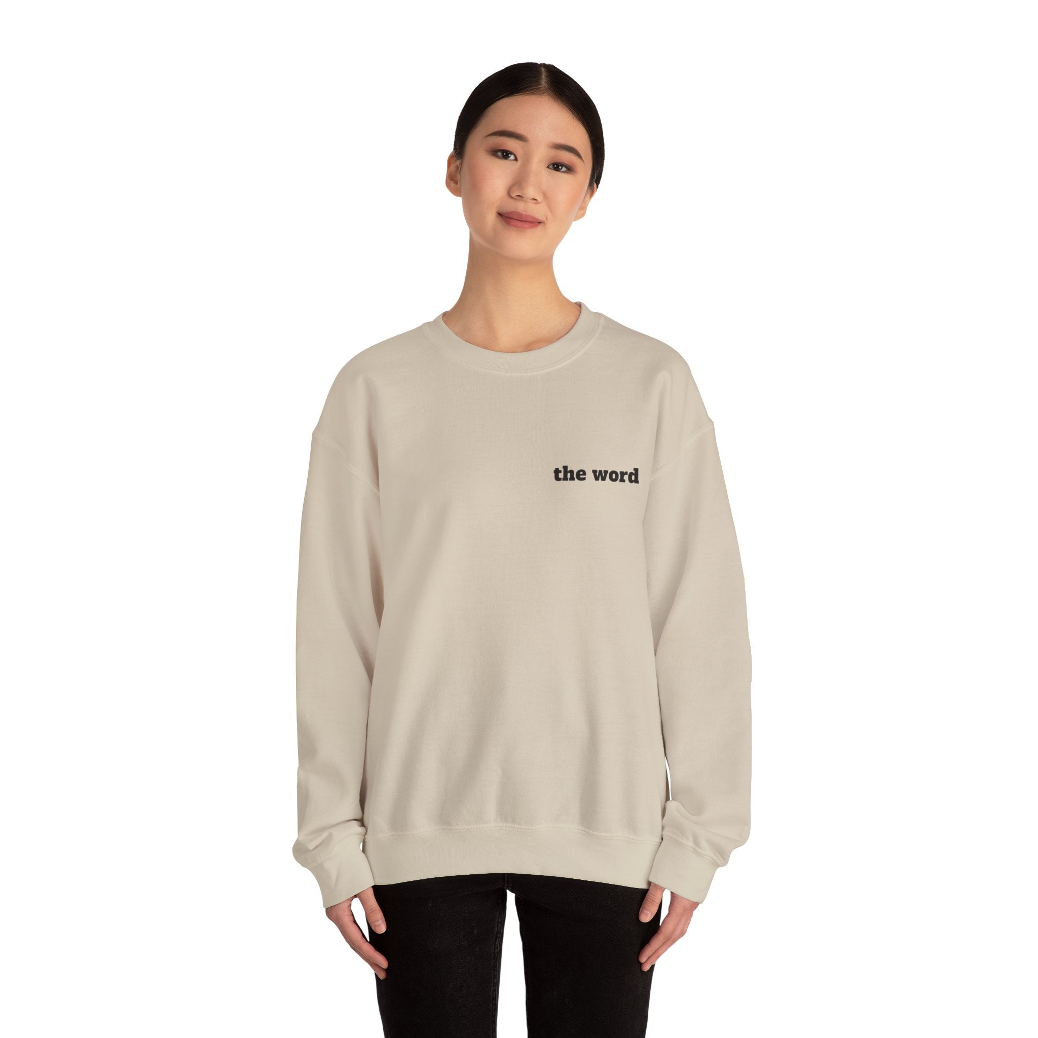 Scripture Back Crewneck Sweatshirt
