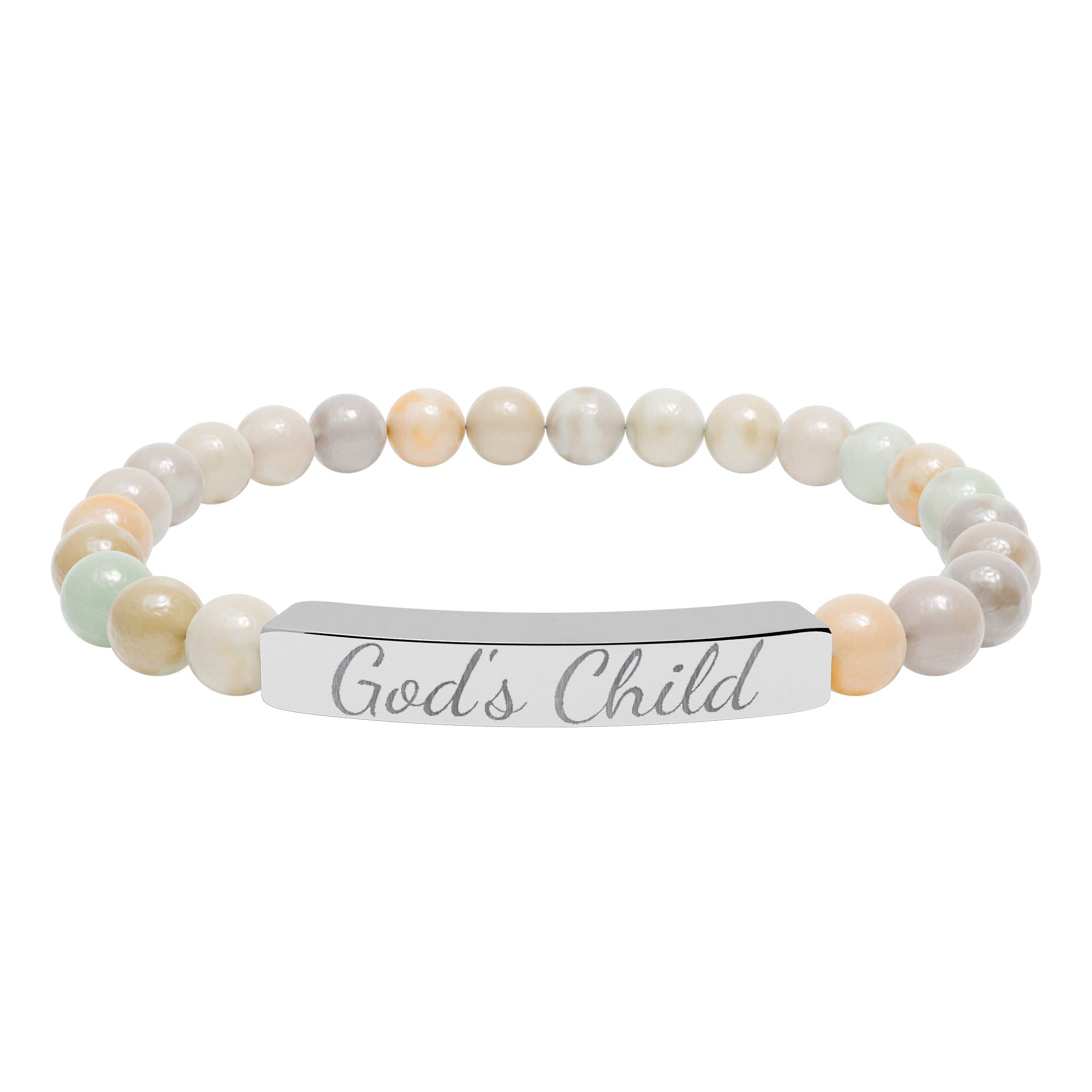 God's Child Natural Stone Bracelet