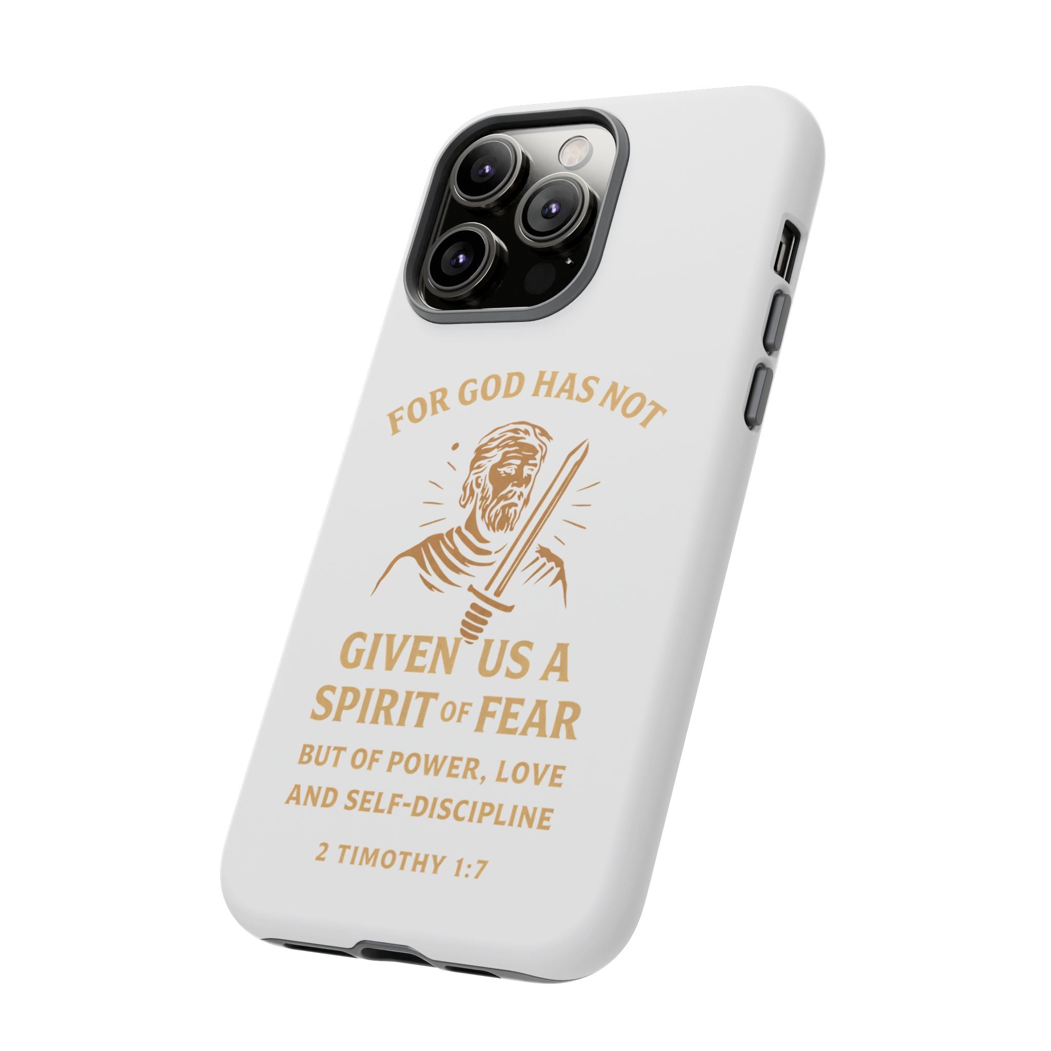 2 Timothy 1:7 Christian Scripture Protective Case