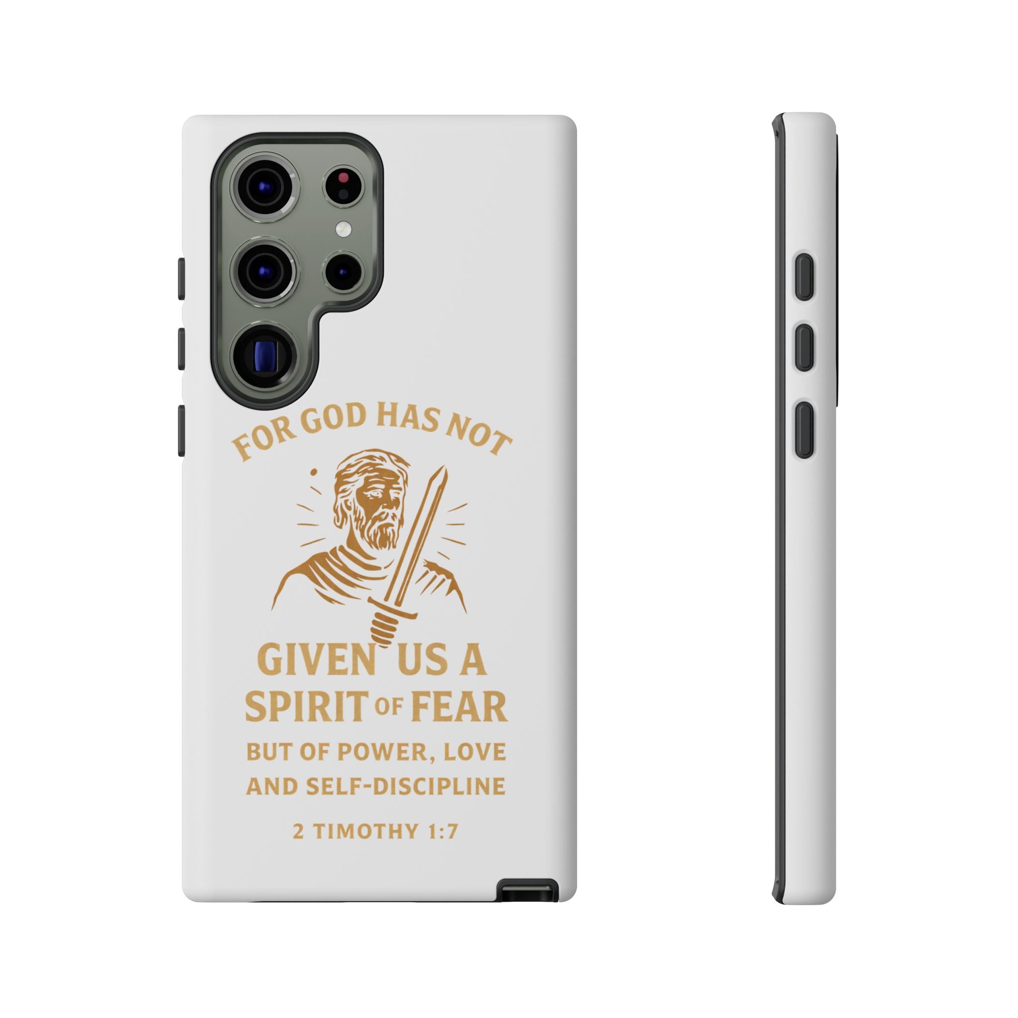 2 Timothy 1:7 Christian Scripture Protective Case