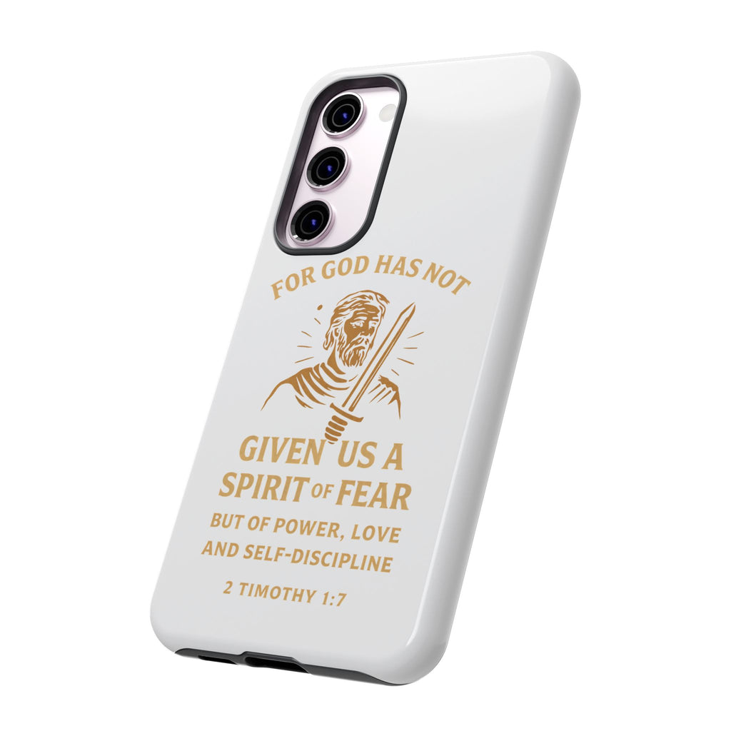 2 Timothy 1:7 Christian Scripture Protective Case