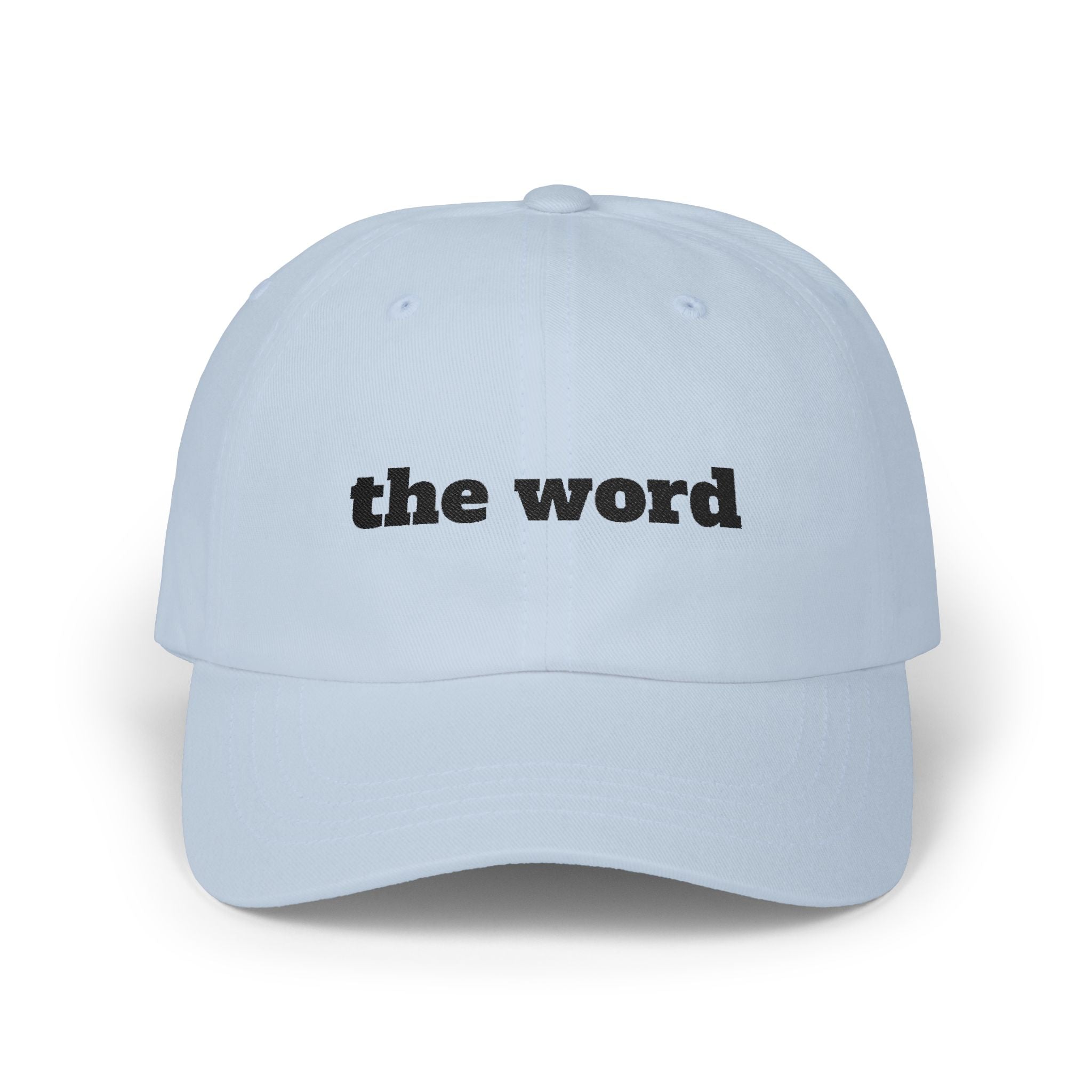 Classic Cap — "The Word" Embroidered