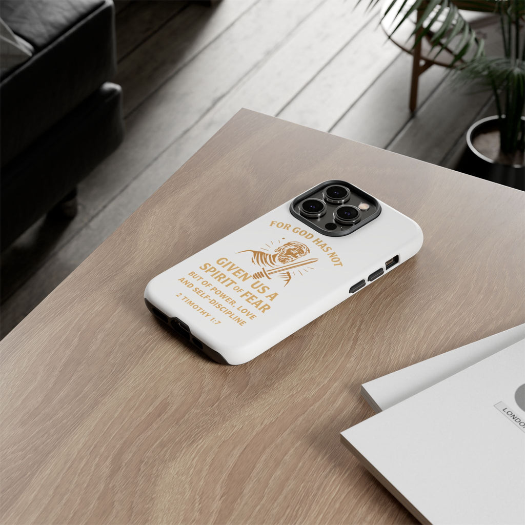 2 Timothy 1:7 Christian Scripture Protective Case