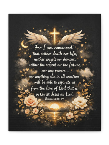 Romans 8:38-39 Canvas Wall Art