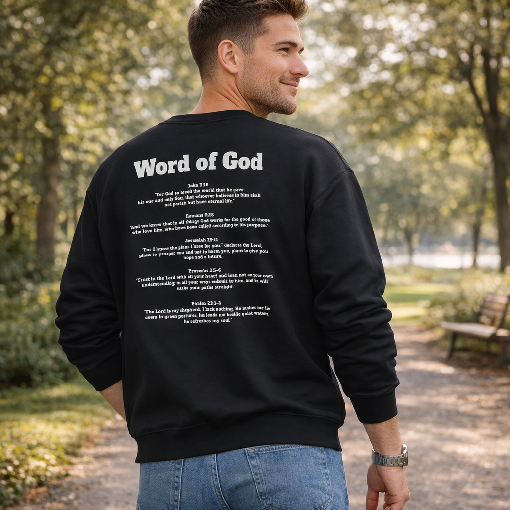 Scripture Back Crewneck Sweatshirt