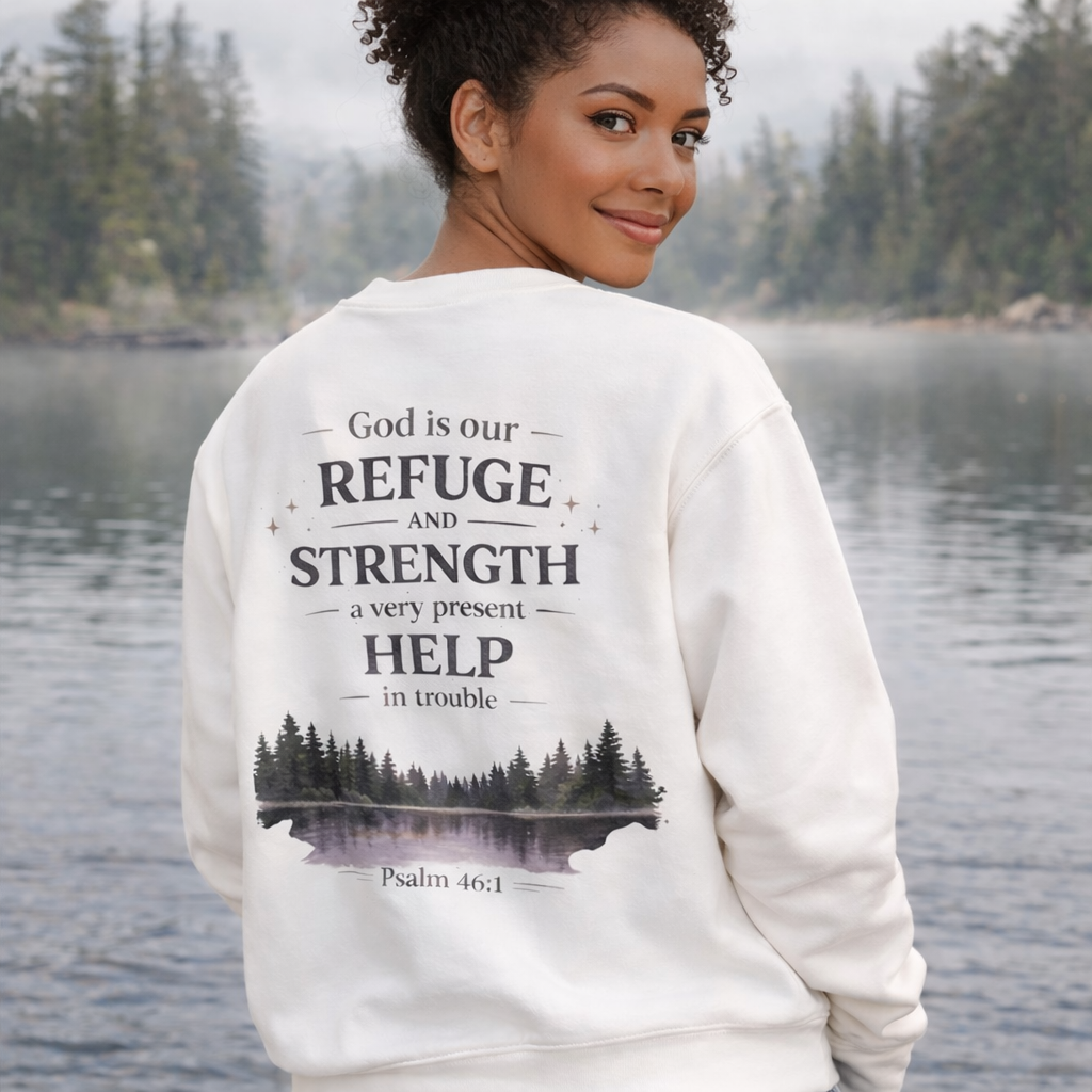 God is Our Refuge Sweatshirt