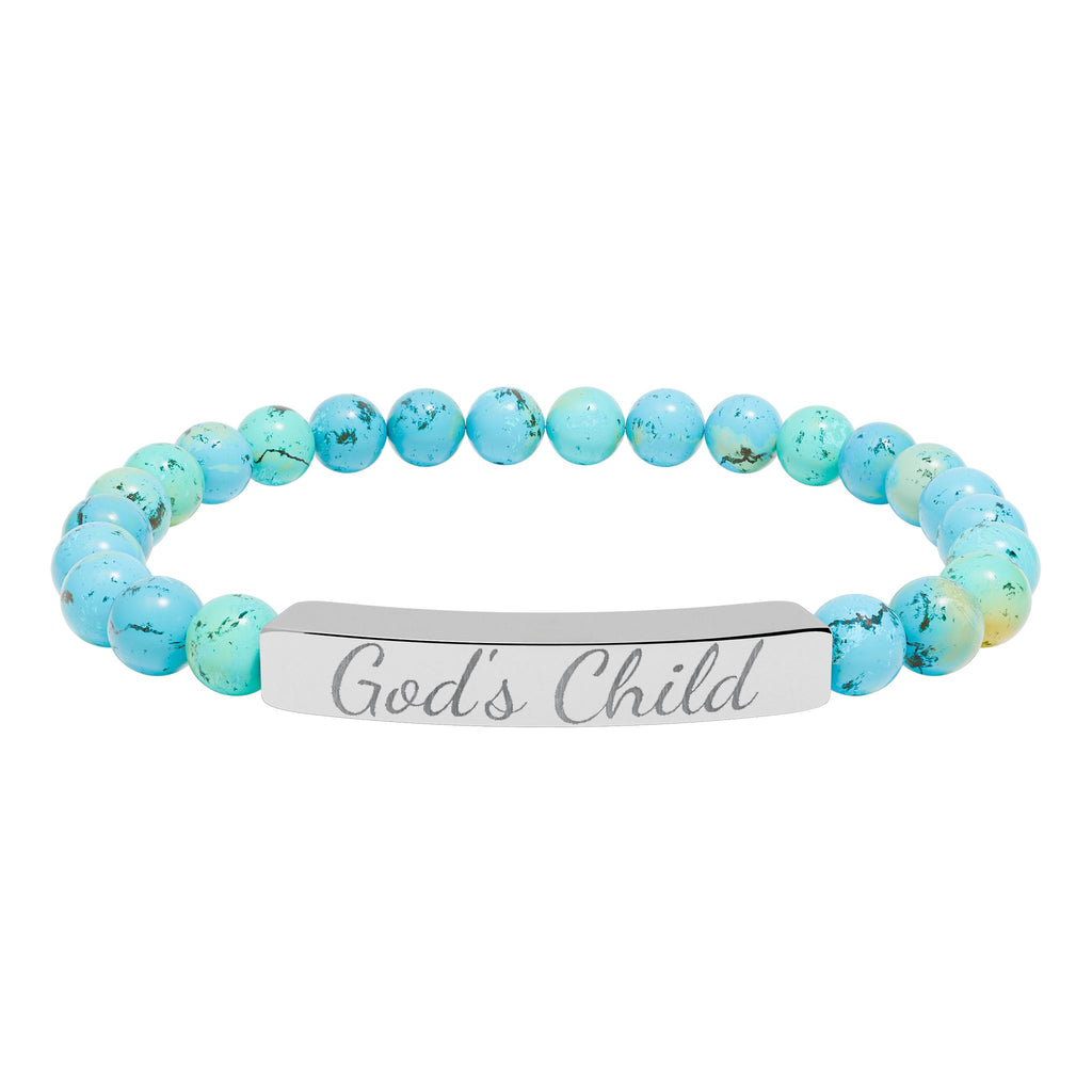 God's Child Natural Stone Bracelet