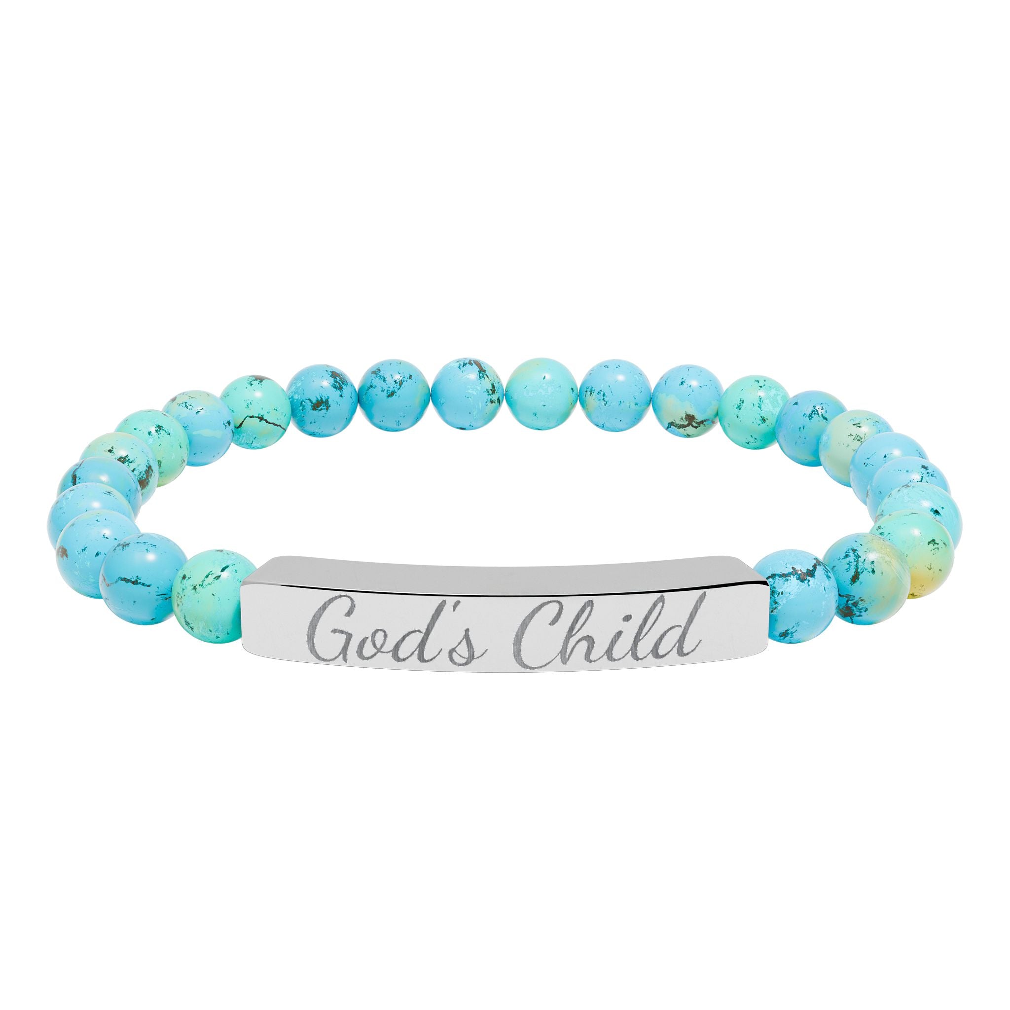 God's Child Natural Stone Bracelet