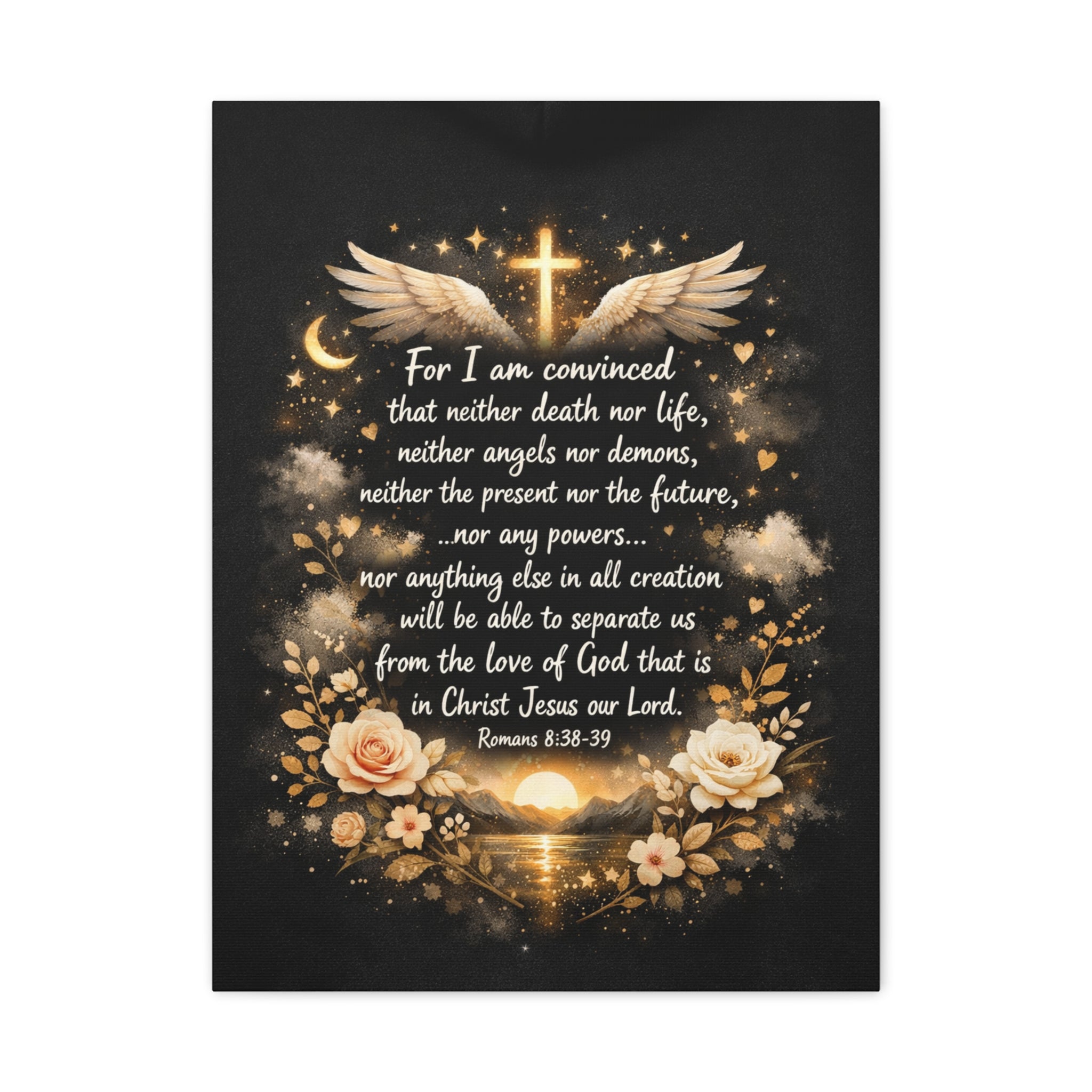 Romans 8:38-39 Canvas Wall Art