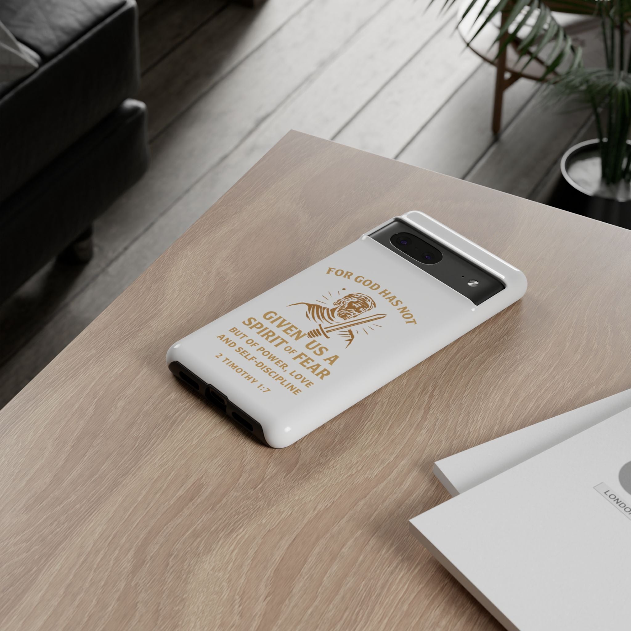 2 Timothy 1:7 Christian Scripture Protective Case