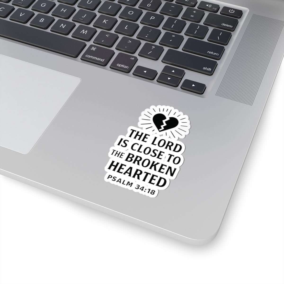 Christian Scripture Sticker (Psalm 34:18)