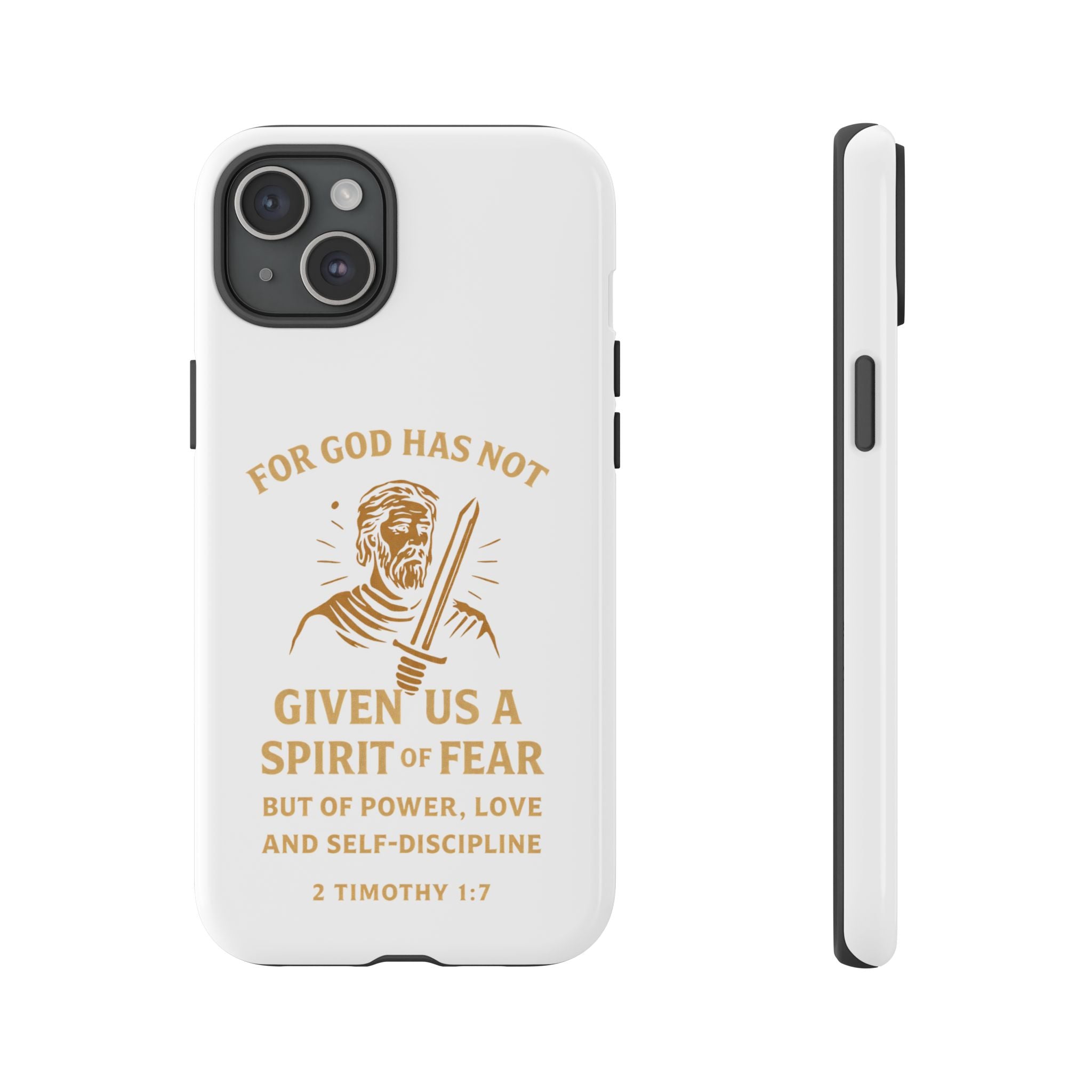 2 Timothy 1:7 Christian Scripture Protective Case