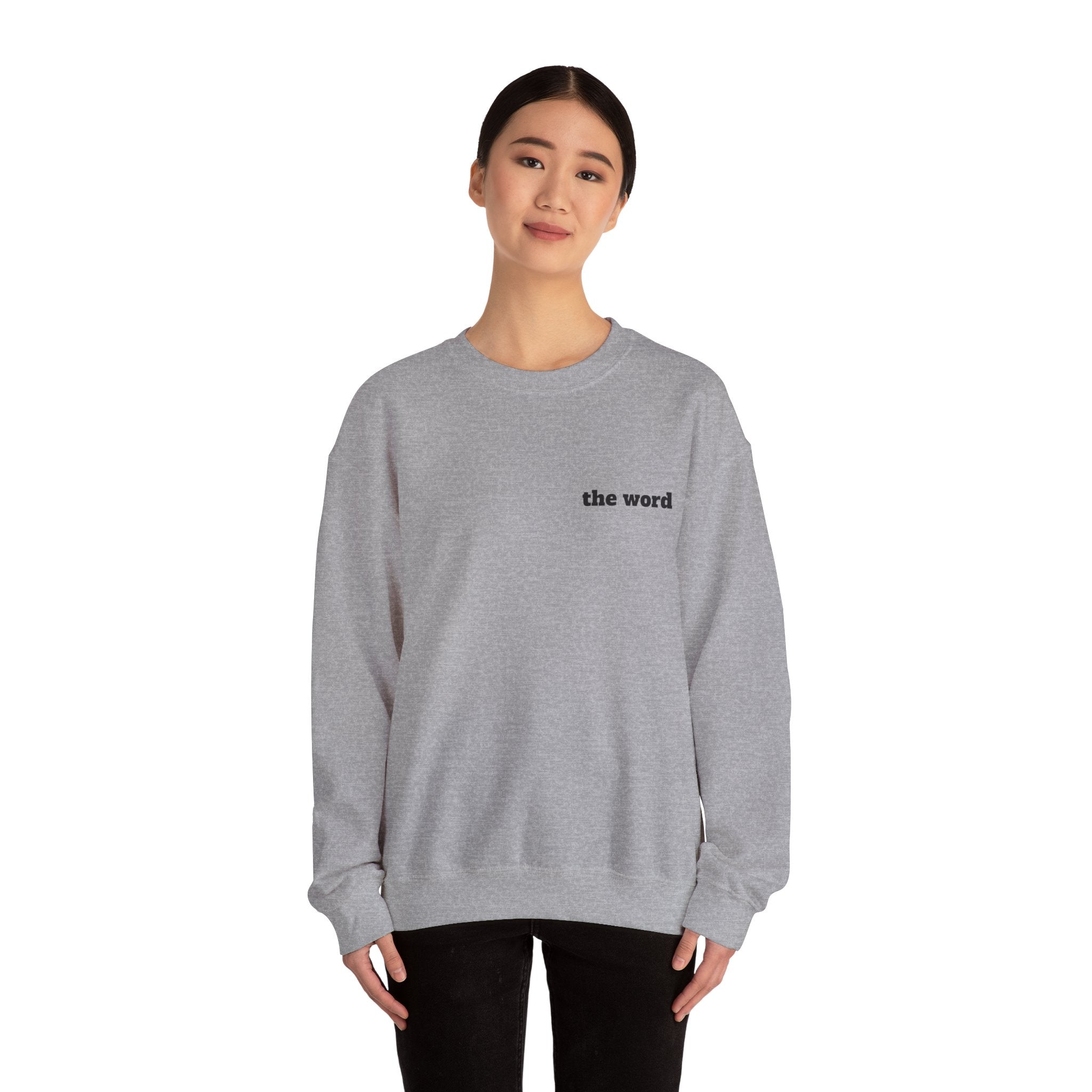Scripture Back Crewneck Sweatshirt