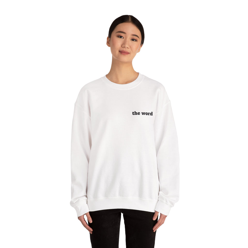 Scripture Back Crewneck Sweatshirt