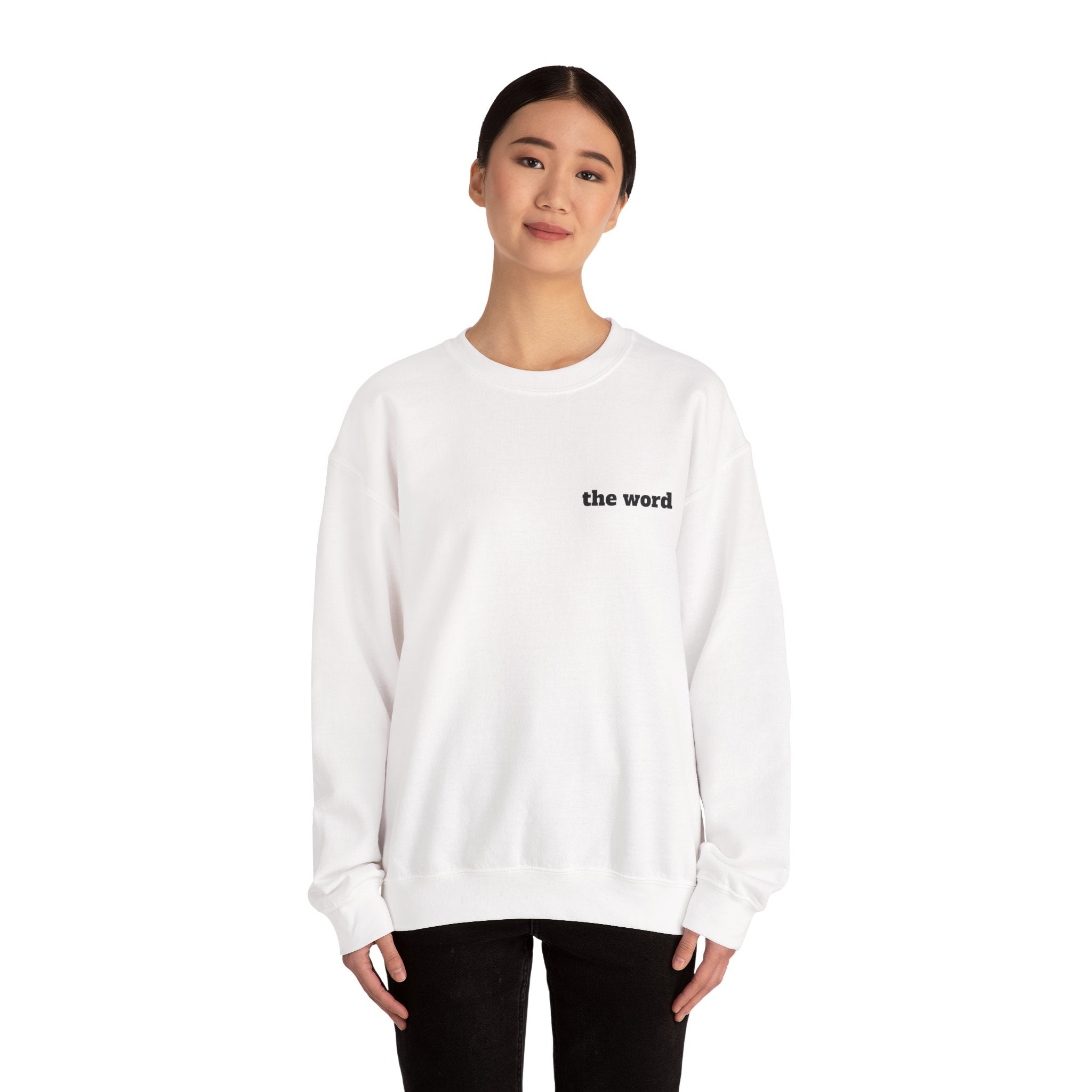 Scripture Back Crewneck Sweatshirt