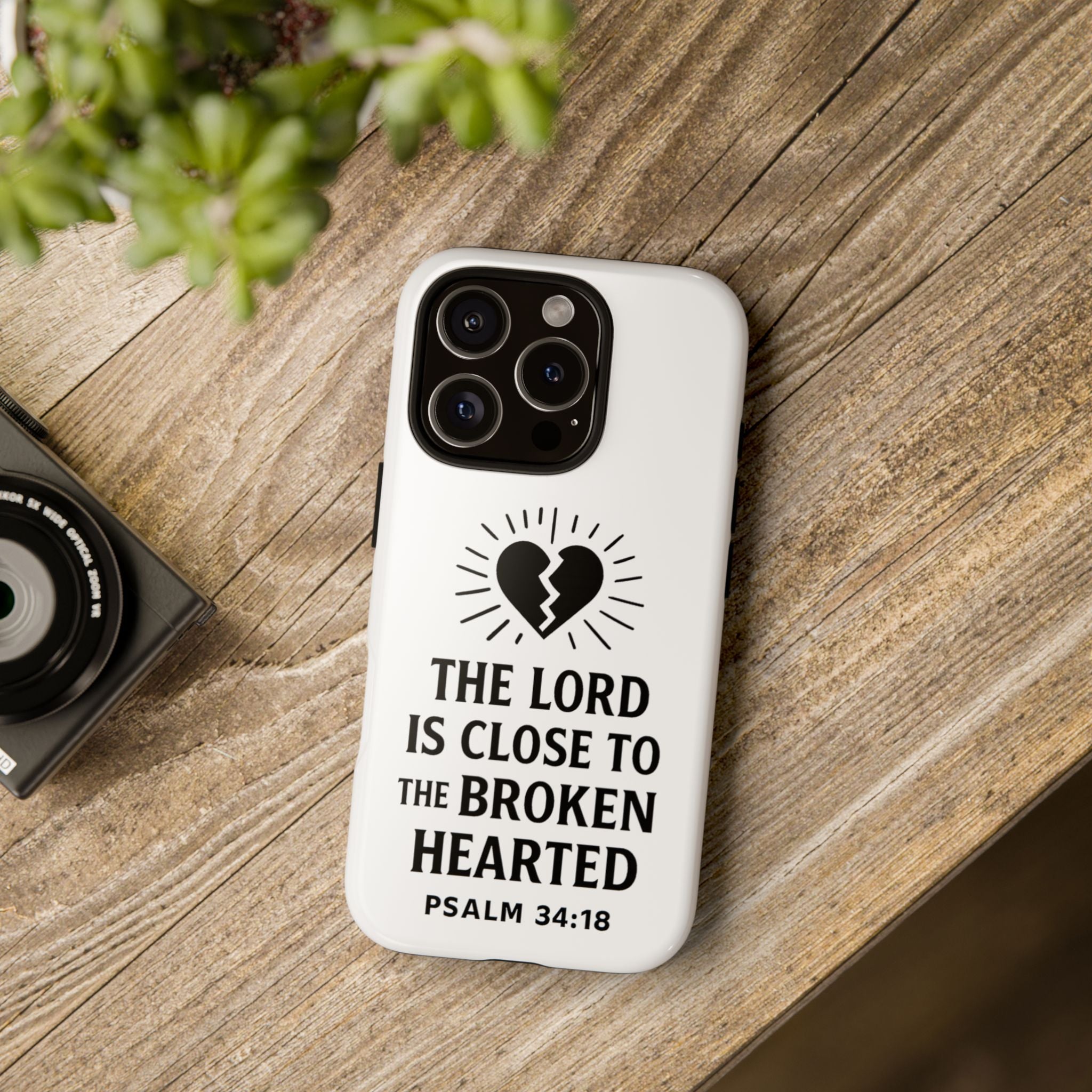 Psalm 34:18 Christian Scripture Protective Case