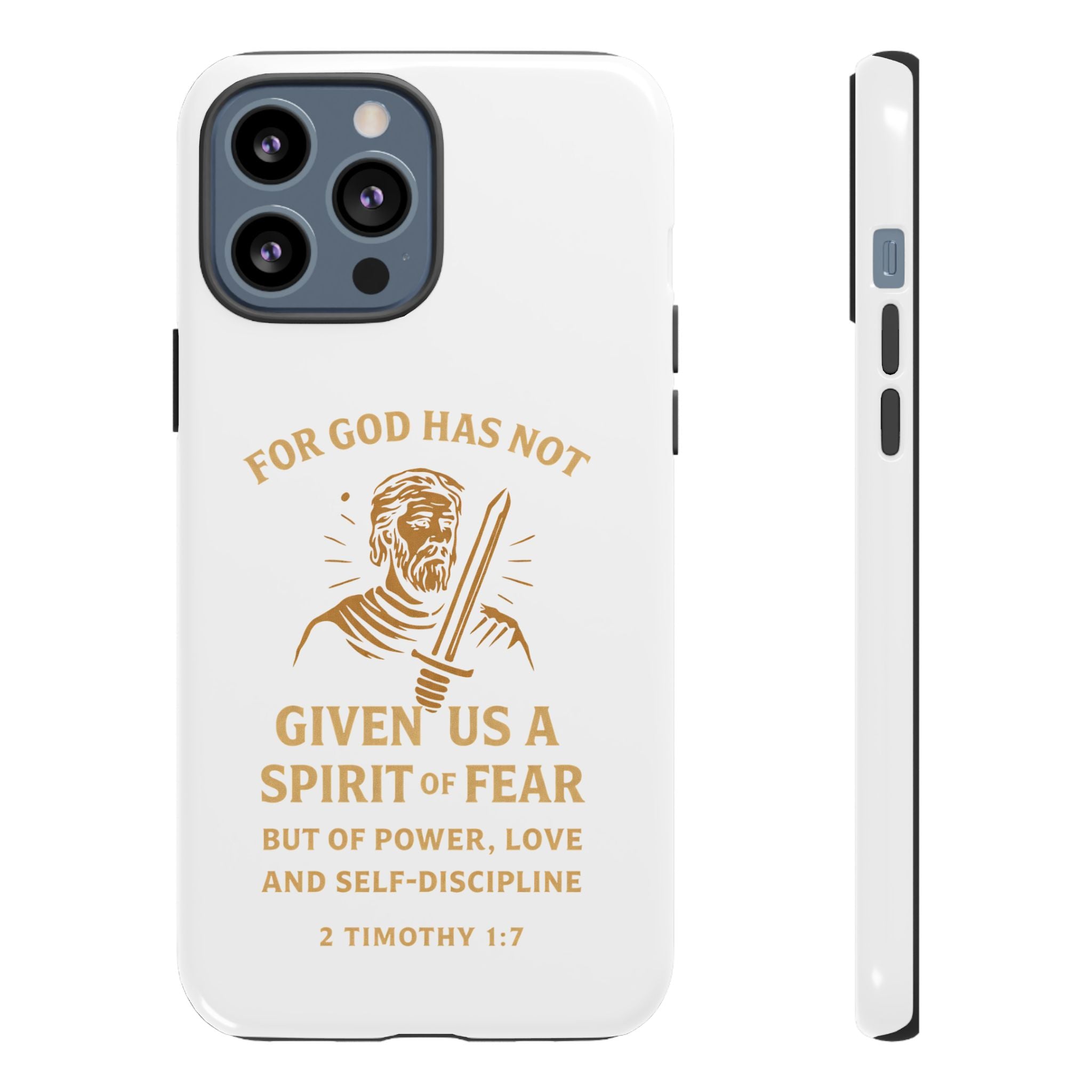 2 Timothy 1:7 Christian Scripture Protective Case