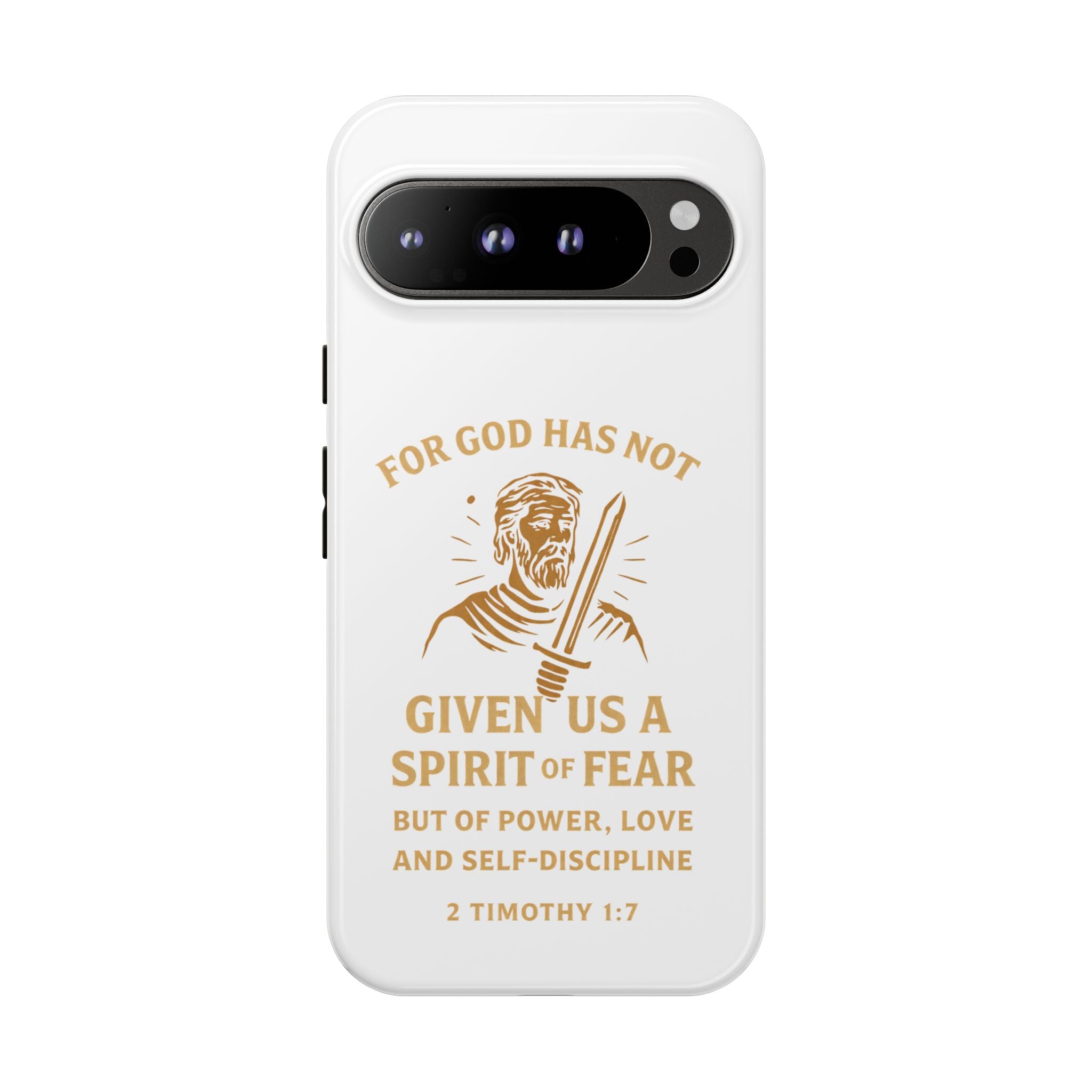 2 Timothy 1:7 Christian Scripture Protective Case