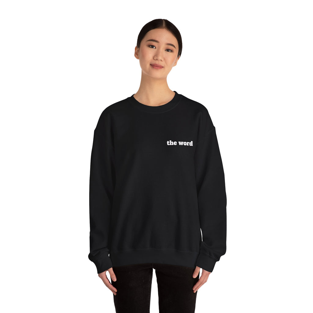 Scripture Back Crewneck Sweatshirt