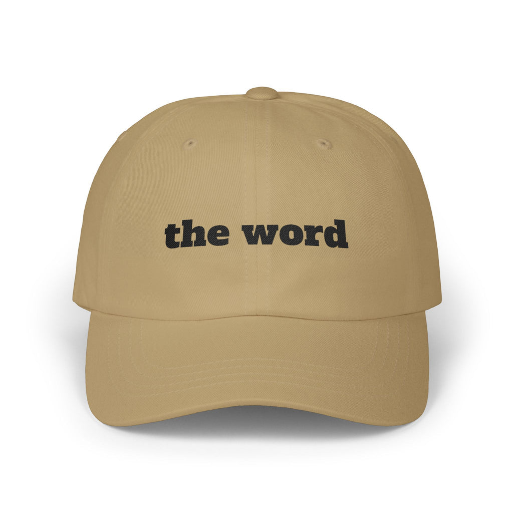 Classic Cap — "The Word" Embroidered